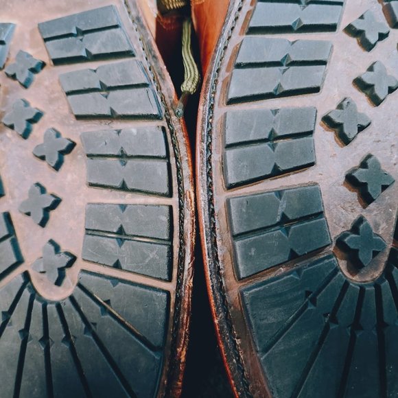 Beautiful Frye Bowery Cognac Brown Leather Ankle Lace Up Boots, size 12 - Picture 3 of 8